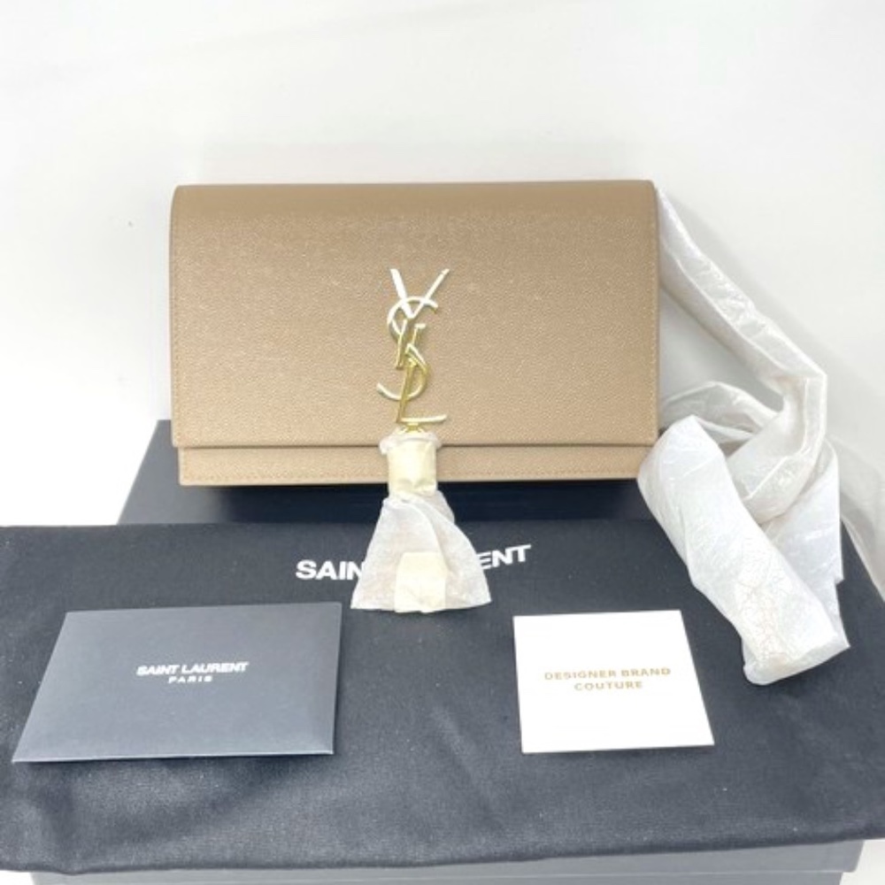 Saint Laurent Monogram Kate Chain Wallet - Picture 1 of 5